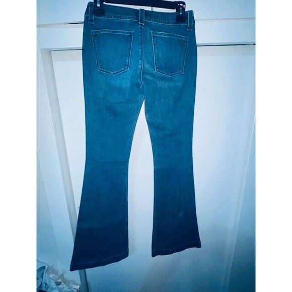DL1961 Womens Low Rise Roxy Kick Flare Light Wash Size 26x33 Fits 27x33 - Picture 4 of 16
